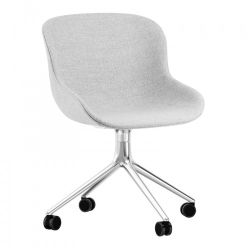 NORMANN COPENHAGEN 노만코펜하겐 Hyg 의자 with 4 wheels swivel aluminium - Synergy 16 NC604581-LDS16