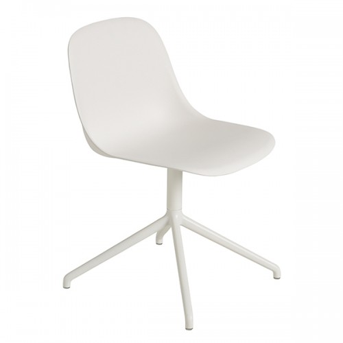 MUUTO 무토 Fiber 사이드 의자 swivel base 화이트 MU25175