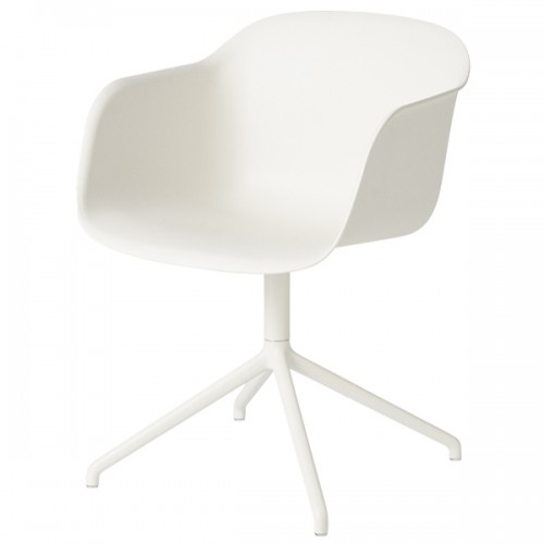 MUUTO 무토 Fiber 암체어 swivel base 네츄럴 화이트 - MU98008