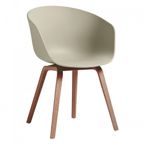 HAY 헤이 About A 의자 AAC22 래커 walnut - pastel 그린 HA943413