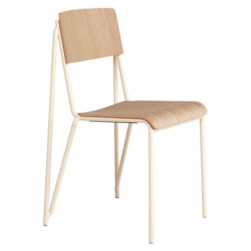 HAY 헤이 Petit Standard 의자 펄 - 매트 래커 oak HA936855