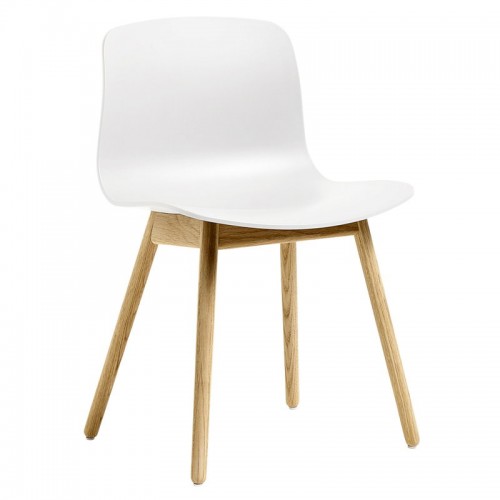 HAY 헤이 About A 의자 AAC12 래커 oak - 화이트 HA255623