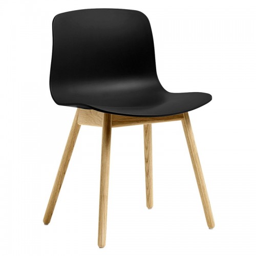 HAY 헤이 About A 의자 AAC12 래커 oak - 블랙 HA255624