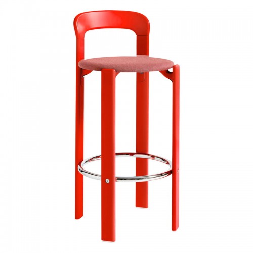 HAY 헤이 Rey bar 의자 75 cm scarlet red - Steelcut 트리오 636 HA945381