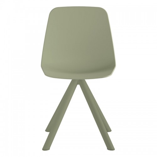 Viccarbe Maarten 의자 metal swivel base dusty 그린 VC-MAAPL-DUSTYLEGS