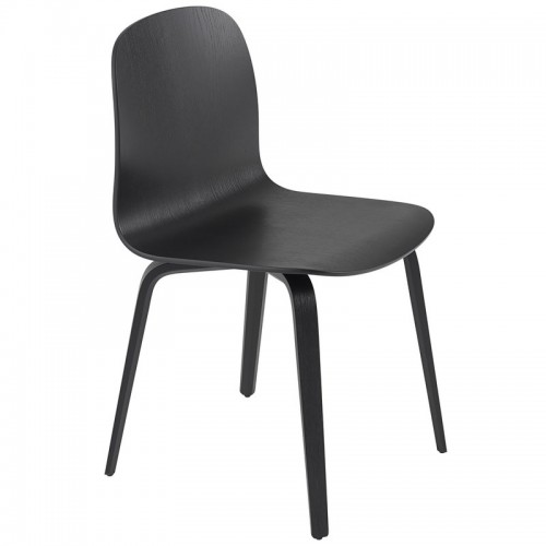 MUUTO 무토 Visu 의자 wood base 블랙 MU32552