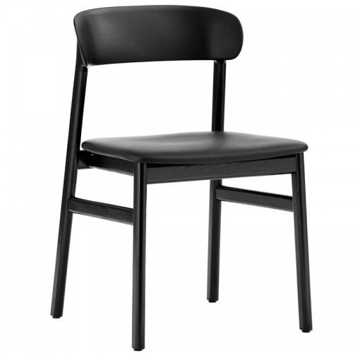 NORMANN COPENHAGEN 노만코펜하겐 Herit 의자 블랙 oak - leather NC1401058