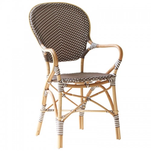 Sika-Design Isabell 암체어 cappucino SS9181-WHCP