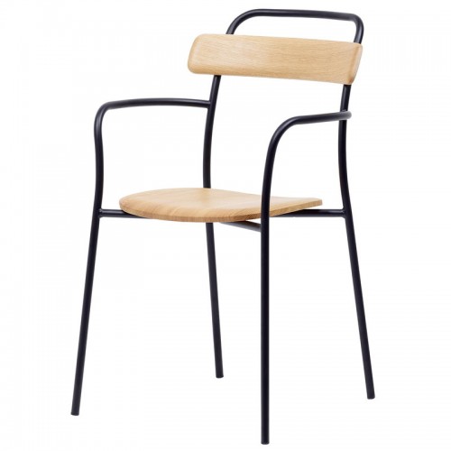 Mattiazzi MC16 Forcina 암체어 블랙 steel - ash MTZ-7PLFORCIINFR70000