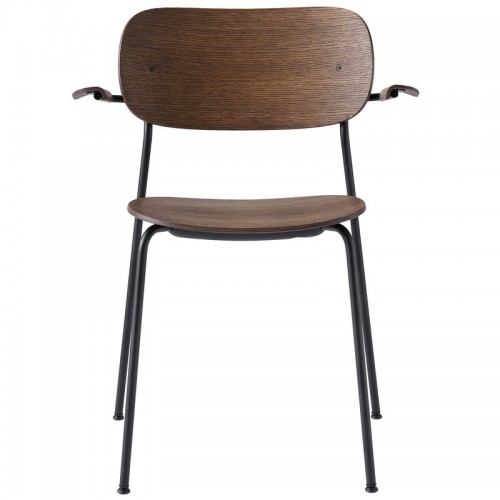 MENU Co 체어 의자 위드 암레스트 다크 stained oak MENU Co Chair with armrests  dark stained oak 02521