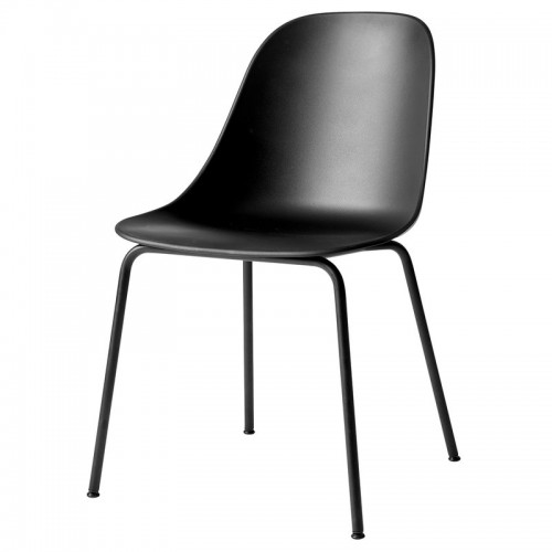 MENU 하버 다이닝 사이드 체어 블랙 - 블랙 steel MENU Harbour dining side chair black - black steel 02476