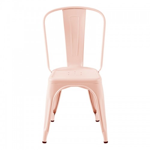 Tolix 의자 A powder 로즈 matt fine textured TL00402-ROSEPOUDRE