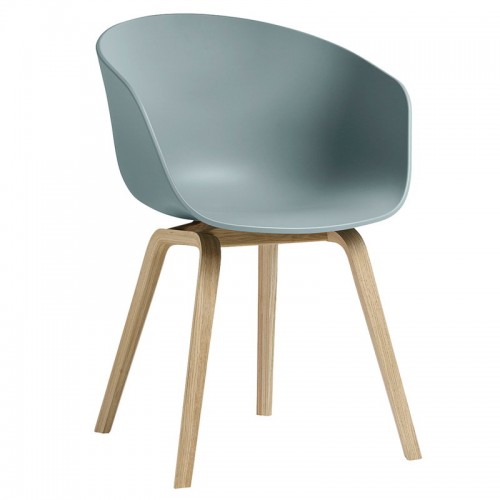 HAY 헤이 About A 의자 AAC22 래커 oak - dusty 블루 HA255803