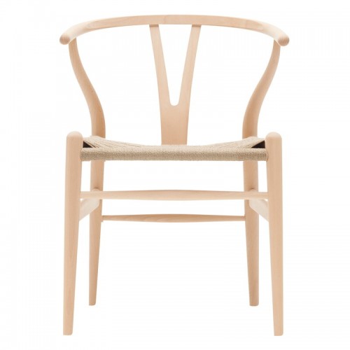 CARL HANSEN & SU00F8N CH24 위시본 체어 의자 soaped beech - 네츄럴 cor_d Carl Hansen & Su00f8n CH24 Wishbone chair  soaped beech - natural cord 01831