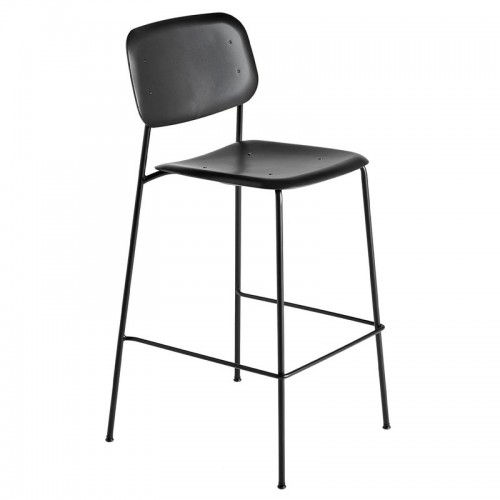 HAY 헤이 소프트 Edge P10 bar 의자 75 cm 블랙 HA937983-BL