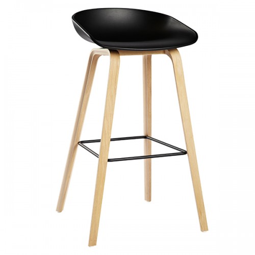 HAY 헤이 About A 스톨 AAS32 soaped OAK/블랙 steel - 블랙 HAAAS32-B-O-BTR