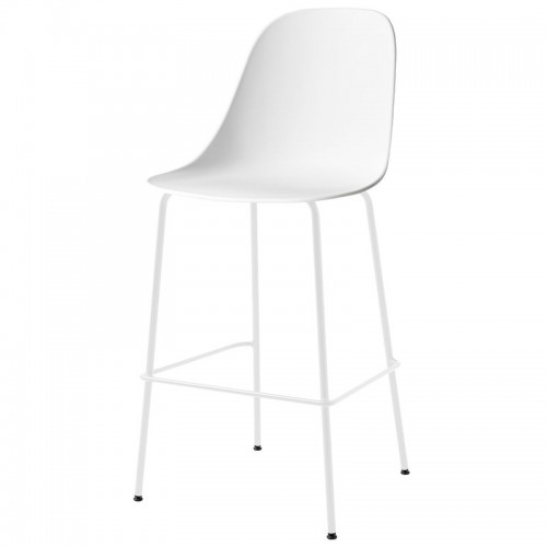 MENU 하버 bar 사이드 체어 75 cm 화이트 - 라이트 그레이 steel MENU Harbour bar side chair 75 cm white - light grey steel 01626
