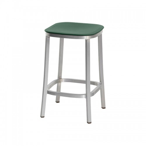 EMECO 에메코 1 Inch counter 스톨 aluminium - 그린 ECO-1INCH-24GREEN
