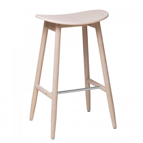 Massproductions Icha bar 스톨 65 cm 화이트 oiled oak MRIC-0211300