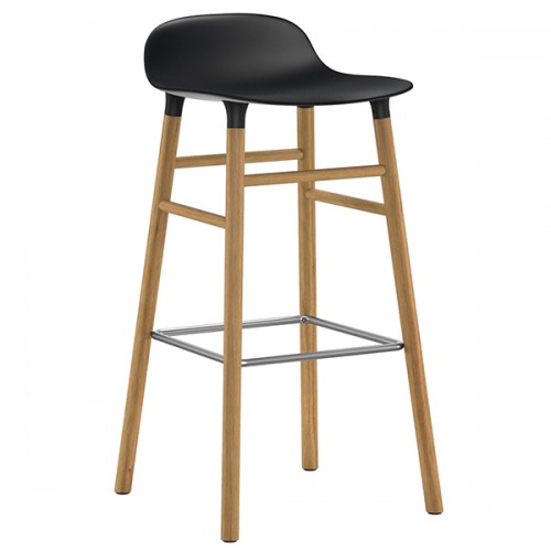 NORMANN COPENHAGEN 노만코펜하겐 Form bar 스톨 75 cm 블랙 - oak NC602800
