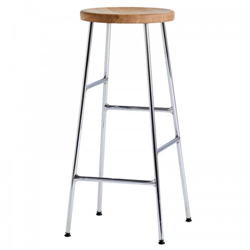 HAY 헤이 Cornet bar 스톨 high 크롬 - oiled oak HACORNETBS-75-CS-OO