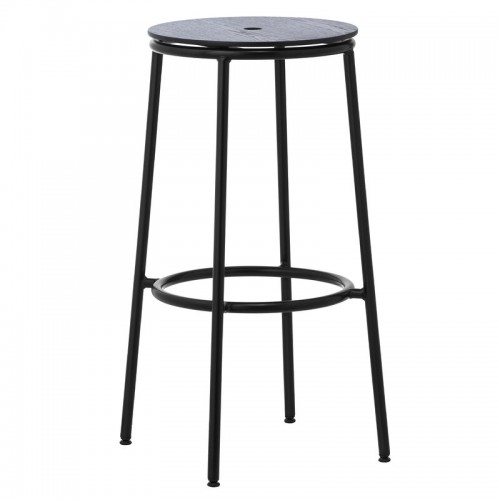 NORMANN COPENHAGEN 노만코펜하겐 Circa bar 스톨 75 cm 블랙 steel - oak NC506091
