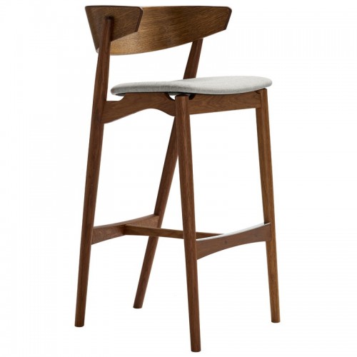 Sibast No 7 bar 스톨 75 cm 스모크 oak - grey Remix 123 SBNO7BS-75-SMO-REMIX123