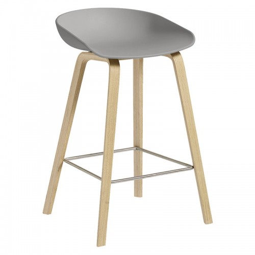 HAY 헤이 About A 스톨 AAS32 65 cm soaped oak - concrete grey HAAAS32-65CM-CGST-SOBS