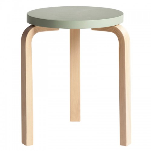 ARTEK 알토 스툴 60 그린 - birch Artek Aalto stool 60  green - birch 01214