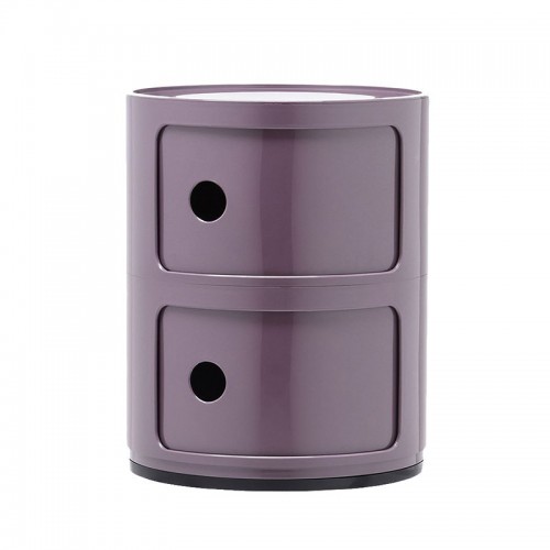 KARTELL 콤포니빌리 스토리지 유닛 2 modules 퍼플 Kartell Componibili storage unit  2 modules  purple 01114