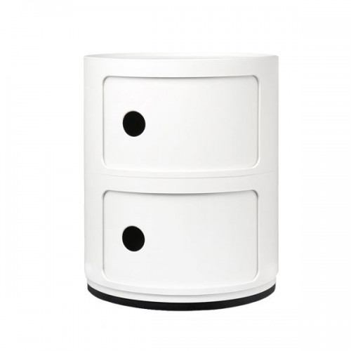 KARTELL 콤포니빌리 스토리지 유닛 2 modules 화이트 Kartell Componibili storage unit  2 modules  white 01093