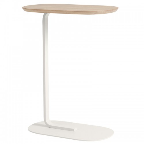 MUUTO 무토 Relate 사이드 테이블 h. 73 5 cm solid oak - 오프 화이트 MU13896