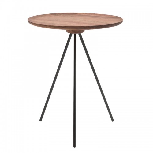 Hem Key 사이드 테이블 walnut - 블랙 HE13574