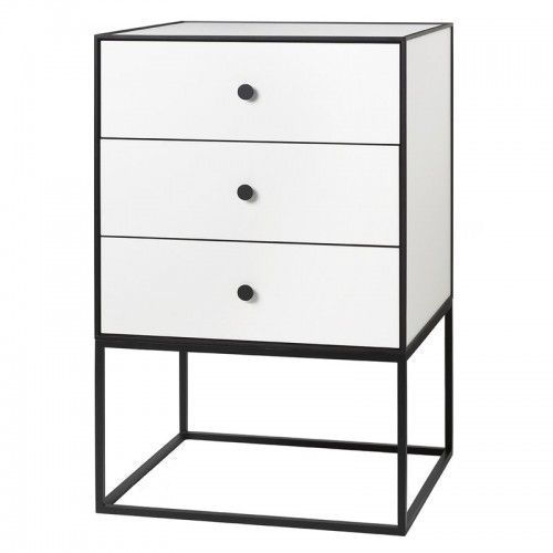 BY LASSEN 바이라센 Frame 49 사이드BOARD with 3 drawers 화이트 BY39435