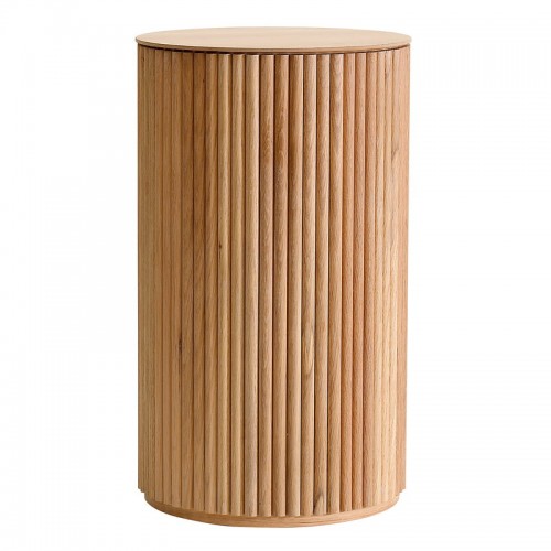 Asplund Petit Palais 사이드 테이블 55 cm 화이트 stained oak ASPET-PAL-TB55-WSO
