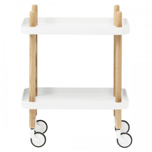NORMANN COPENHAGEN 노만코펜하겐 Block 테이블 trolley 화이트 NC602202