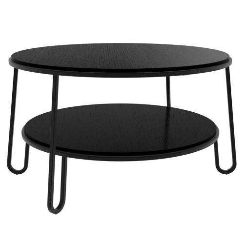 HARTOE 할토 Eugenie coffee 테이블 90cm 블랙 oak - metal HO12010723135