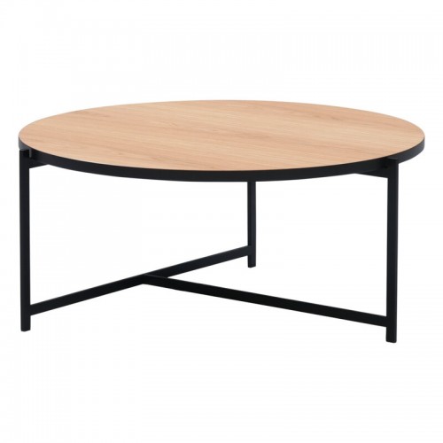 Interface Pilleri coffee 테이블 80 cm 블랙 - oak IF-PILLERI-CT-80-OAK-BLACK