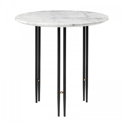 GUBI 구비 IOI coffee 테이블 50 cm 블랙 - 화이트 marble GB10036987