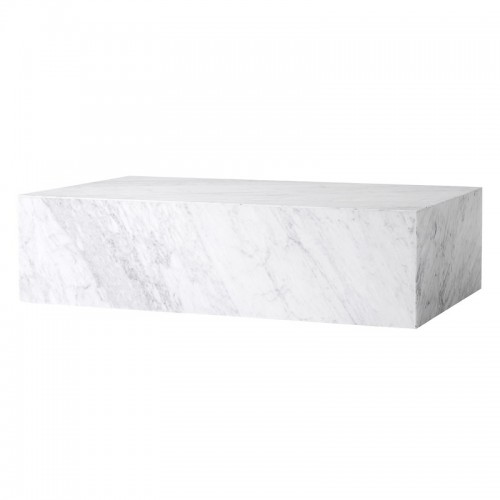 MENU Plinth 테이블 low 화이트 카라라 마블 MENU Plinth table low white Carrara marble 00351