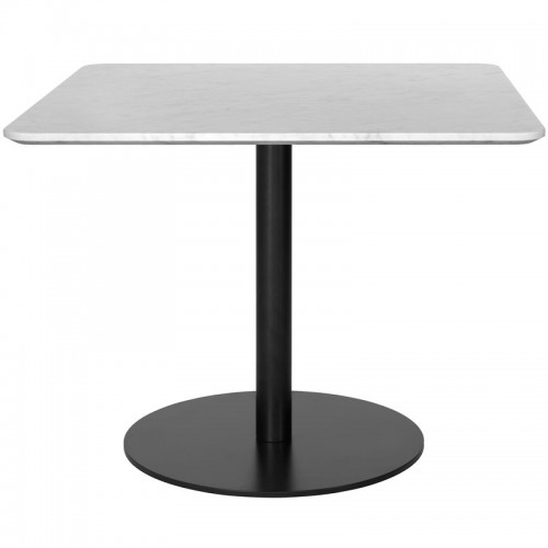 GUBI 구비 1.0 lounge 테이블 80x80 cm 블랙 - 화이트 marble GB10012537