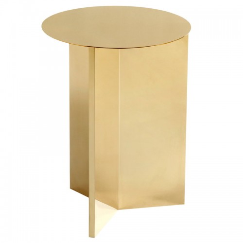 HAY 헤이 Slit 테이블 35 cm high 브라스 HA102482-700