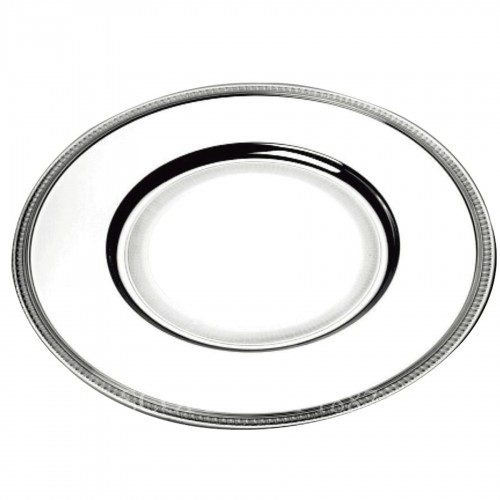 크리스토플레 Malmaison 실버 접시D Charger Presentation 접시 Christofle Malmaison Silver Plated Charger Presentation Plate 00666
