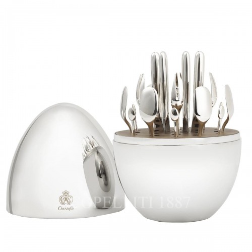 크리스토플레 Mood 24 pcs Party Aperitif Flatware Set Christofle Mood 24 pcs Party Aperitif Flatware Set 00641