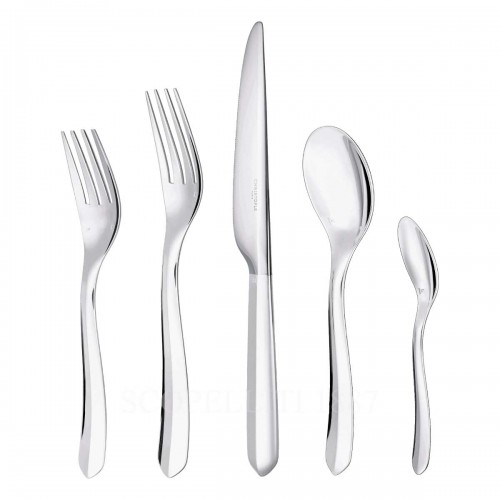 크리스토플레 New 5 피스 P레이스 Setting Infini 실버 접시D Christofle New 5 Piece Place Setting Infini Silver Plated 00628