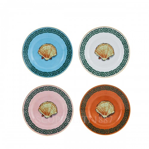 GINORI 1735 Ginori Gift Set of 4 브레드 접시 il Viaggio di Nettuno Ginori 1735 Ginori Gift Set of 4 Bread Plates il Viaggio di Nettuno 01098