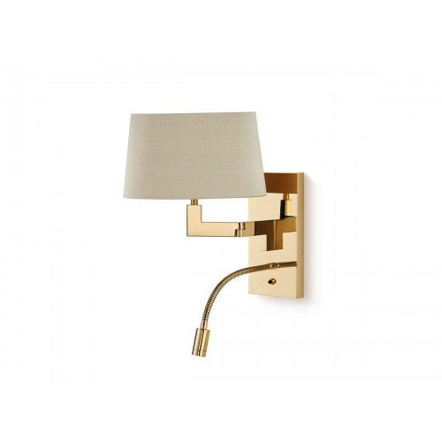 Porta Romana BED사이드 폴리시 브라스 SWL05 벽등 벽조명 / Porta Romana Bedside Polished Brass SWL05 Wall Lamp 26433
