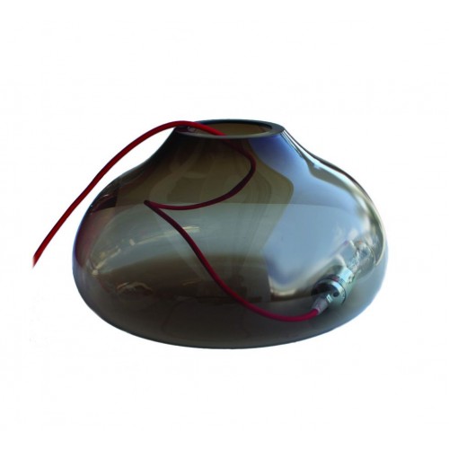 Nason Moretti Blob 센트럴 Hole 라지 브라운 화병 꽃병 - 테이블조명 / Nason Moretti Blob Central Hole Large Brown Vase - Table Lamp 24308