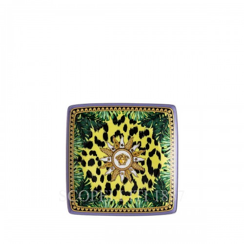 베르사체 사각 스퀘어 Flat 볼 12 cm Jungle Animalier Versace Square Flat Bowl 12 cm Jungle Animalier 02528