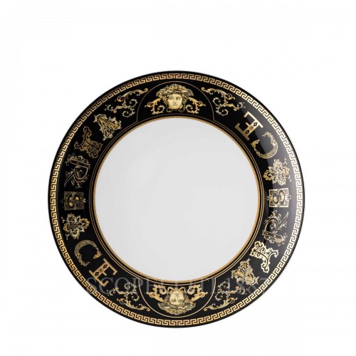 베르사체 디저트접시 21 cm Virtus Gala 블랙 Versace Dessert Plate 21 cm Virtus Gala Black 02435